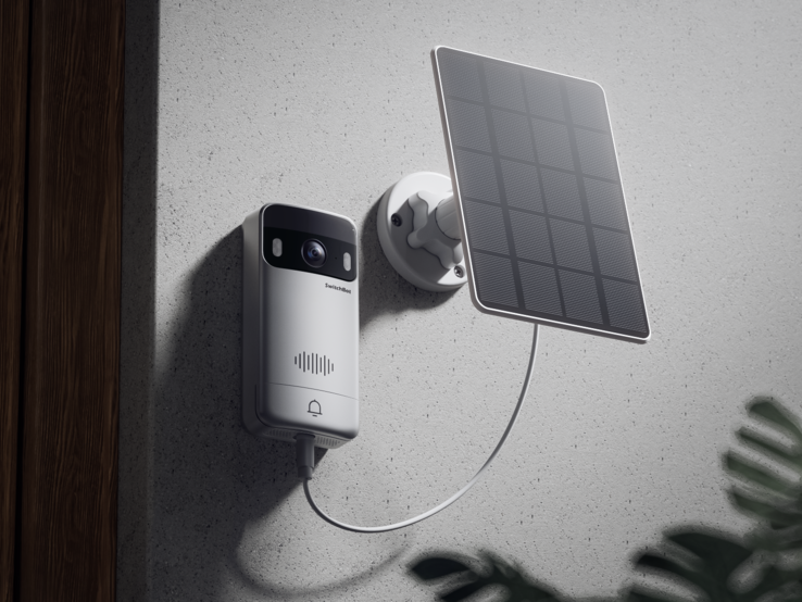 SwitchBot Smart Video Doorbell kan också laddas med en solpanel (Bildkälla: SwitchBot)