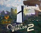 Outer Worlds 2-bannern med PS5 Pro visas (Bildkälla: Xbox Gaming, Sony PlayStation med ändringar)