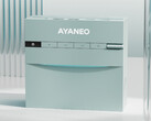 Ayaneo har försett AM03 med två belysningsområden, samt knappar på ovansidan och någon form av urtavla. (Bildkälla: Ayaneo)