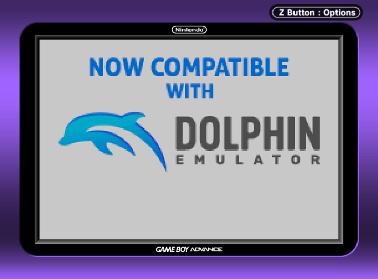 Dolphins officiella GBA Player-grafik.