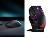 Spelmössen ROG Gladius IV Ace (till vänster) och ROG Spatha X 65K (till höger).