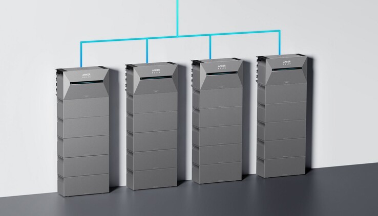 Klusterdrift av upp till fyra Solarbank 3 Pro är planerad. (Bildkälla: Anker Solix)