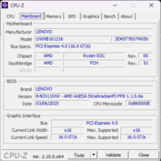 CPU-Z moderkort
