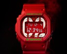 Den nya G-Shock x Evangelion-klockan skulle följa efter DW-5600EVA-02 (bilden). Bildkälla: hicco0414 på eBay