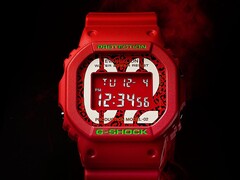 Den nya G-Shock x Evangelion-klockan skulle följa efter DW-5600EVA-02 (bilden). Bildkälla: hicco0414 på eBay