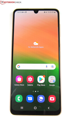 I granskning: Samsung Galaxy A33 5G. Enheten för recensionen tillhandahölls av Samsung Tyskland.