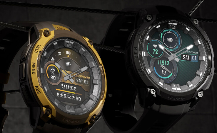Instinct Crossover AMOLED säljs i två färger men endast som en 46 mm smartklocka. (Bildkälla: Garmin)