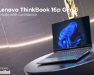 Lenovo ThinkBook 16p Gen 6 kommer också att finnas tillgänglig med Ryzen 9 8945HX (Bildkälla: Lenovo)