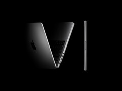 Apple Omdesign av MacBook och OLED-uppgradering kan vara exklusivt för M6 Pro- och Pro Max-modellerna. På bilden: reklambild av den bärbara datorn M5. (Bildkälla: Apple - redigerad)