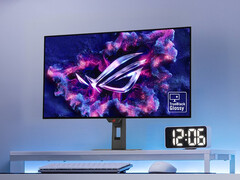 Asus första 540 Hz WOLED-gamingskärm kommer att ha en TrueBlack Glossy-beläggning som ROG Strix OLED XG32UCWMG på bilden här. (Bildkälla: Asus)
