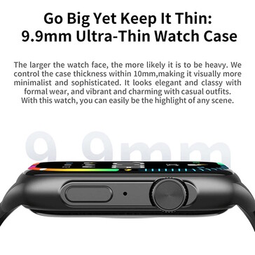 Lenovo smartwatch är ganska tunn