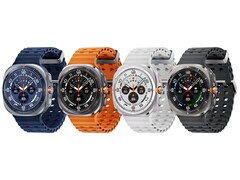 Galaxy Watch Ultra 2 sägs ha ett 35% större batteri än Galaxy Watch Ultra på bilden här.