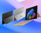Surface Pro 12 i sina tre ryktade färgalternativ.