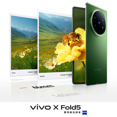 Vivo X Fold5 har sitt arbete klippt för det med den förestående ankomsten av Magic V5 och Galaxy Z Fold7. (Bildkälla: Vivo)