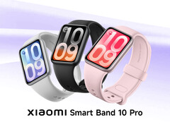Smart Band 10 Pro har en inbyggd GPS-modul och är 5 ATM vattentålig.