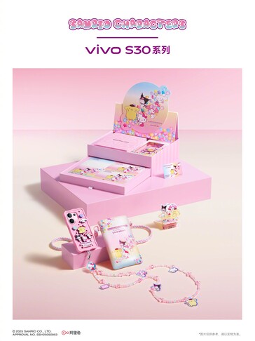 ...tillsammans med nya Hello Kitty-tillbehör inom kort. (Källa: Vivo via Weibo)