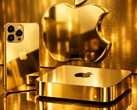 Guldpläterade ” Apple ”-produkter som förutspår framtida prisökningar på Apple.
