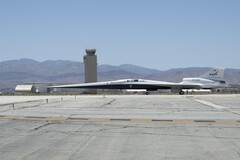 X-59 i taxning. (Bildkälla: NASA/Carla Thomas)
