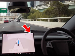 FSD Australia test och granskning. (Bildkälla: CarSauce/YT)