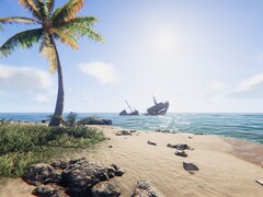 En bild som visar ett skeppsbrott i Project Castaway.