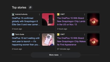 CNET rapporterade också kort om lanseringsdatumet den 13 november. (Bildkälla: Google News-flöde)