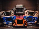 En samling av SEGA Game Gears avbildade