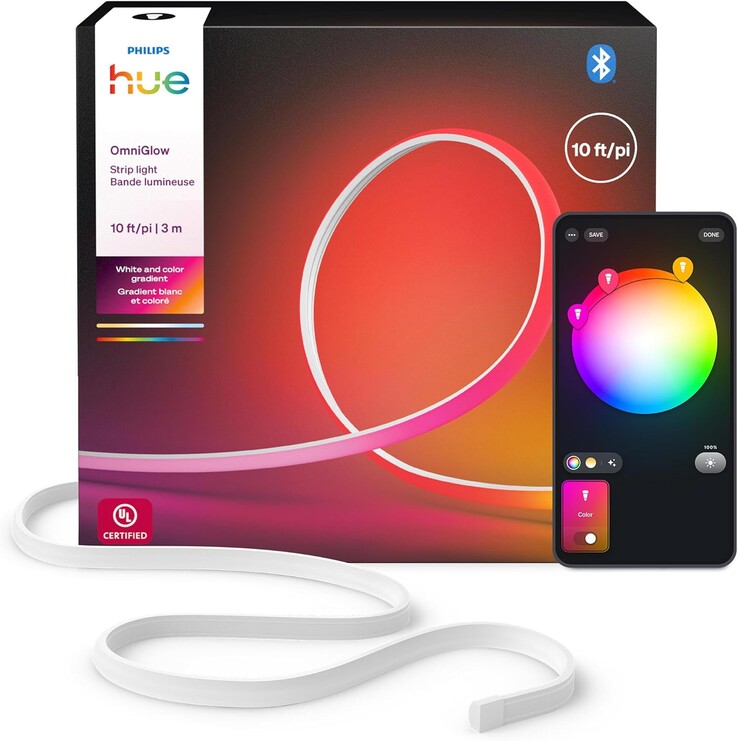 Philips Hue Hue OmniGlow ljusremsa 3 m (10 ft). (Bildkälla: Philips Hue)