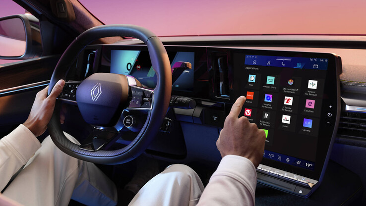 Den uppfräschade Renault Scenic E-Tech har nya och förbättrade funktioner. (Bildkälla: Renault)