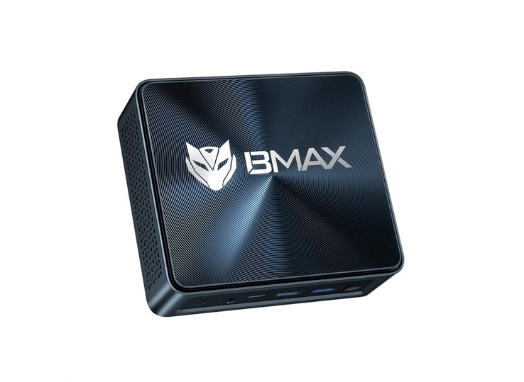Minidatorn Bmax MaxMini B12 Power har ett blått hölje.