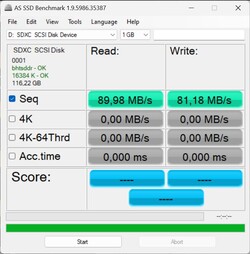 SD-kort: AS SSD