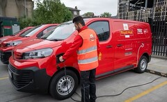 En eldriven skåpbil från Royal Mail, en av 7.000 elbilar i företagets flotta i Storbritannien (Bildkälla: Royal Mail)