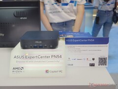 Asus ExpertCenter PN54 har visats upp på Computex 2025 (bildkälla: Notebookcheck)