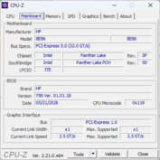 CPU-Z Moderkort