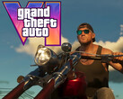 GTA 6-bannern visar Jason på motorcykel (Bildkälla: skärmdump, Rockstar Games YouTube med redigeringar)
