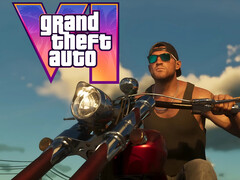 GTA 6-bannern visar Jason på motorcykel (Bildkälla: skärmdump, Rockstar Games YouTube med redigeringar)