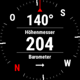 Kompass med barometrisk altimeter