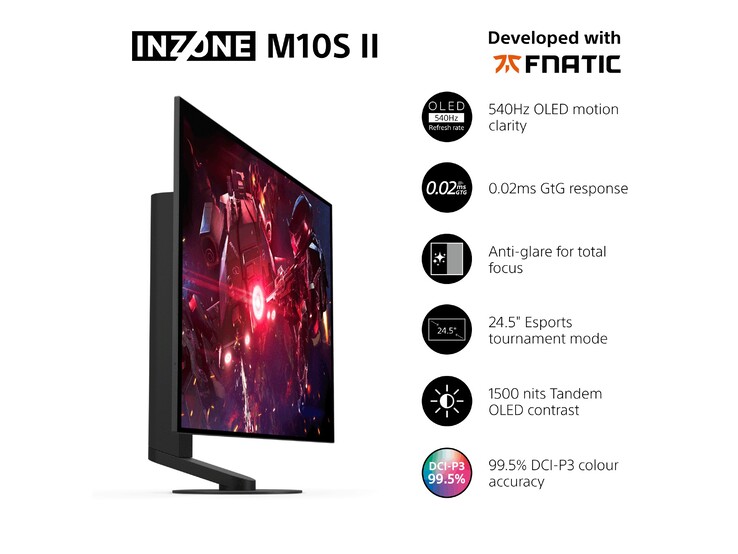 Höjdpunkter för spelmonitorn Inzone M10S II