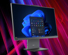 ThinkCentre neo 55a Gen 6 AIO kostar från 549 USD. På bilden: en kampanjbild av datorn. (Bildkälla: Lenovo - redigerad)