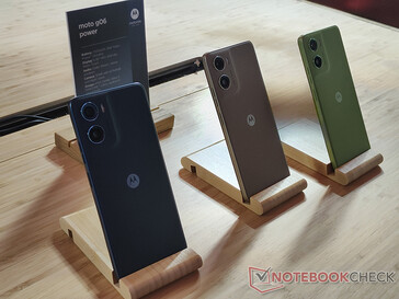 Moto G06 Power färgalternativ (Bildkälla: Notebookcheck)