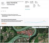 GPS-position Samsung Galaxy S10 FE - översikt