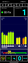 GPS-mottagning utomhus