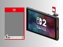 Switch 2 Game Key Card-låda och kassett (Bildkälla: Nintendo of America med ändringar)