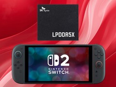 Switch 2 visas med LPDDR5X-minne