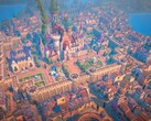 En bild som visar en stad i Fabledom, nu med 65 % rabatt på Steam.