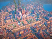 En bild som visar en stad i Fabledom, nu med 65 % rabatt på Steam.