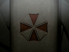 Logotypen för Umbrella Corp i Resident Evil Requiems trailer för Nintendo Switch 2 (bildkälla: Nintendo YouTube)