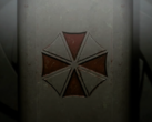 Logotypen för Umbrella Corp i Resident Evil Requiems trailer för Nintendo Switch 2 (bildkälla: Nintendo YouTube)