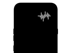 Nothing Phone (4a) Pro-teaser som visar glyph LED-matris.