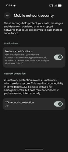 Alternativ för säkerhet i mobilnät