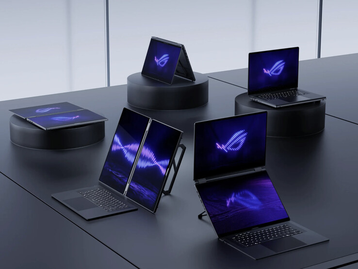 ROG Zephyrus Duo (2026) GX651 drivs också av en 250 W rektangelströmkontakt.